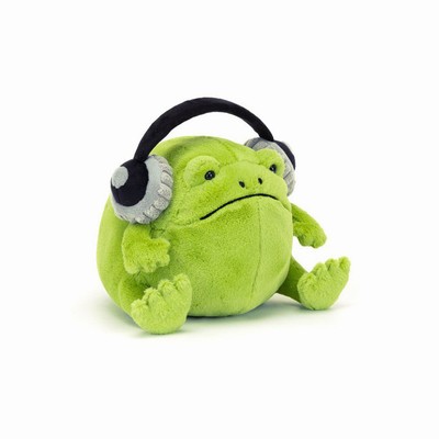 Jellycat Ricky Rain Frog Headphones Australia | 387542ATK